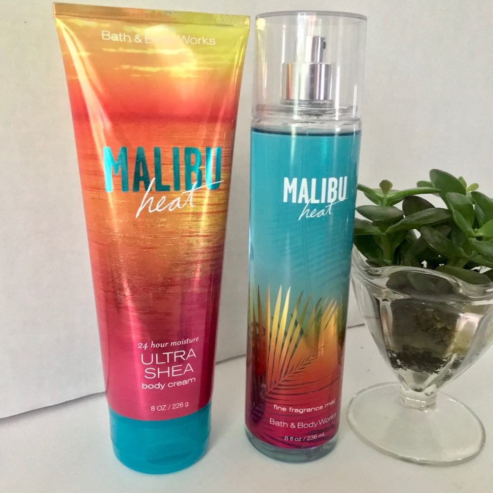 Bath & Body Works: Malibu Heat Cream & Mist Duo